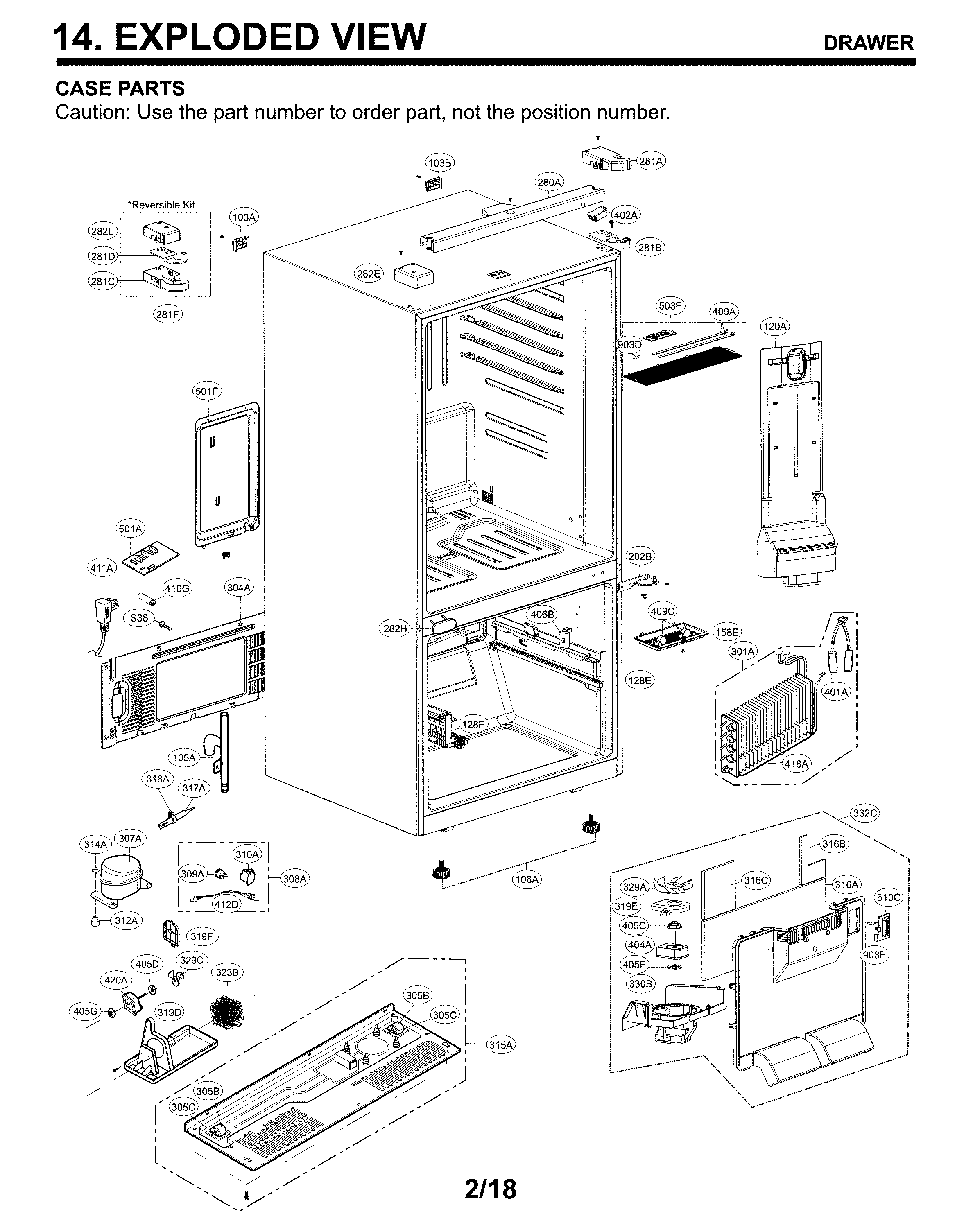 Case parts