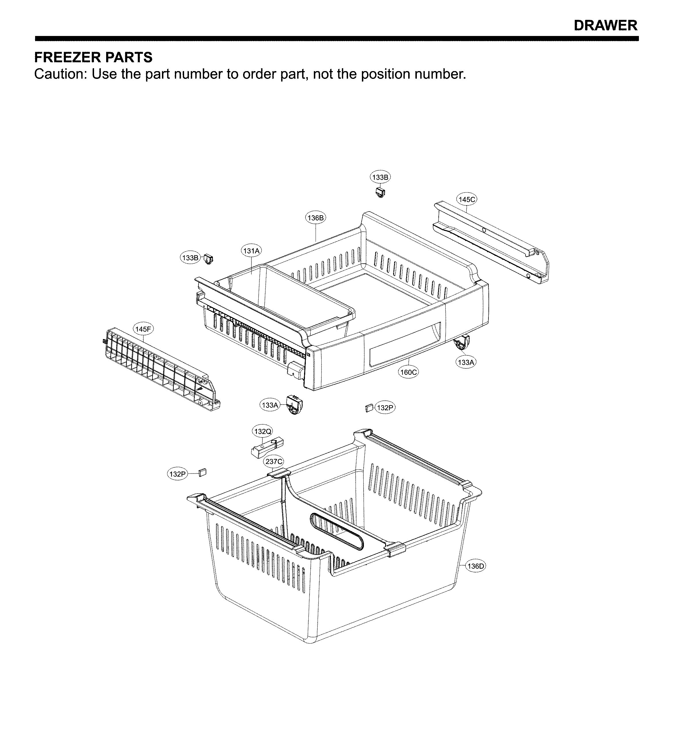 Freezer parts