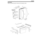 LG LDCS24223W/00 door parts diagram