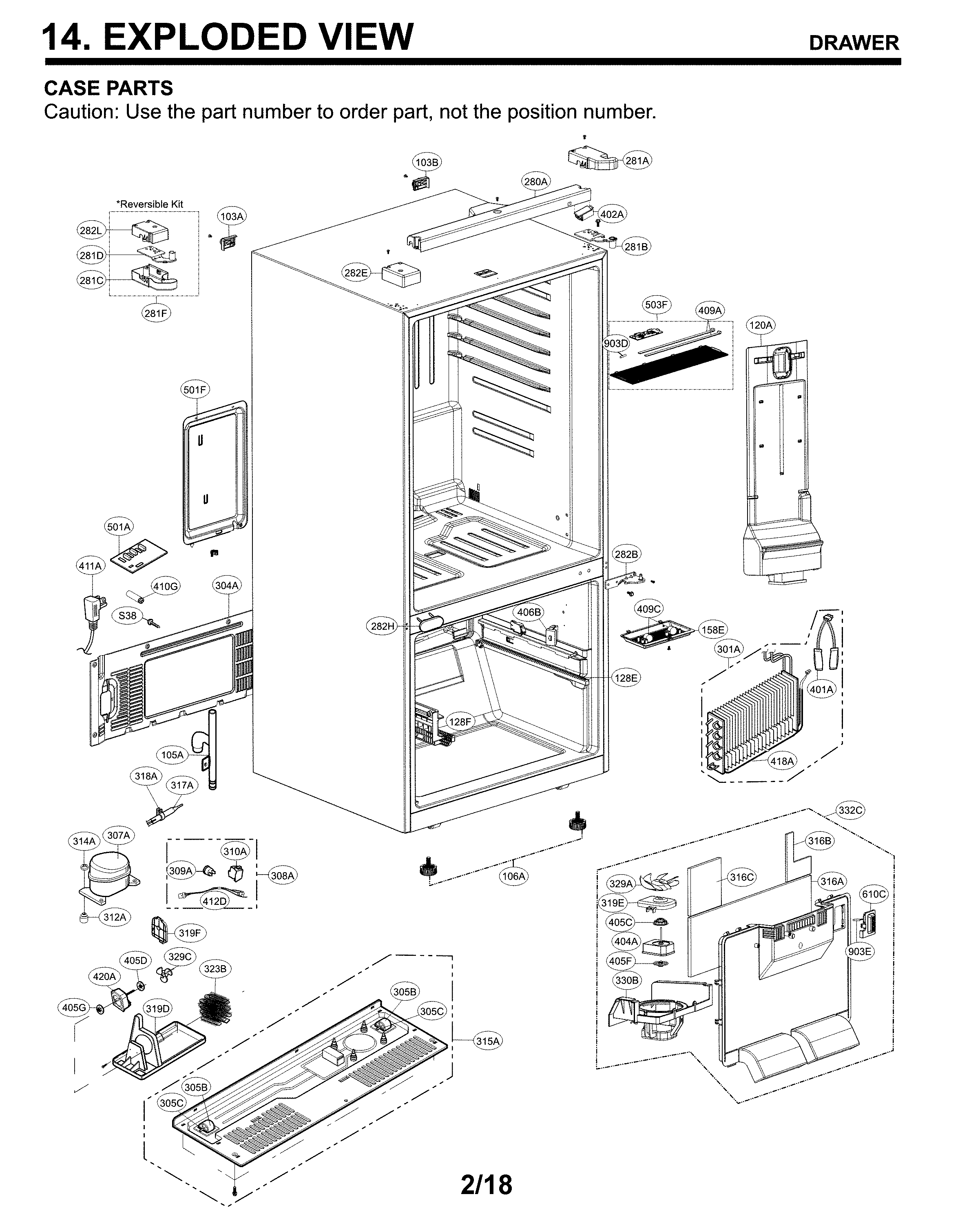Case parts