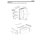 LG LDCS24223W/01 door parts diagram
