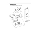 LG LSFXC2476S/00 dispenser parts diagram