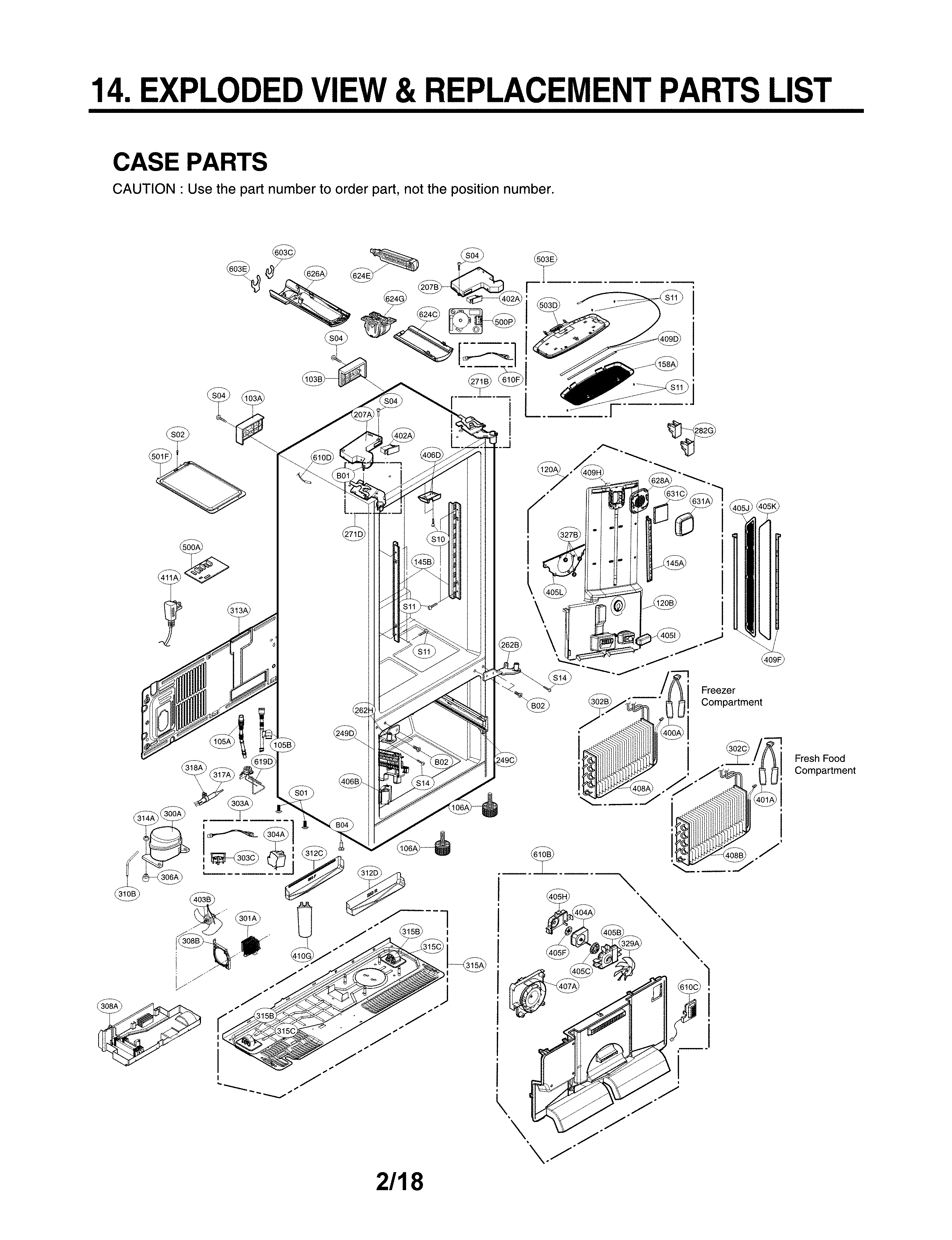 Case parts