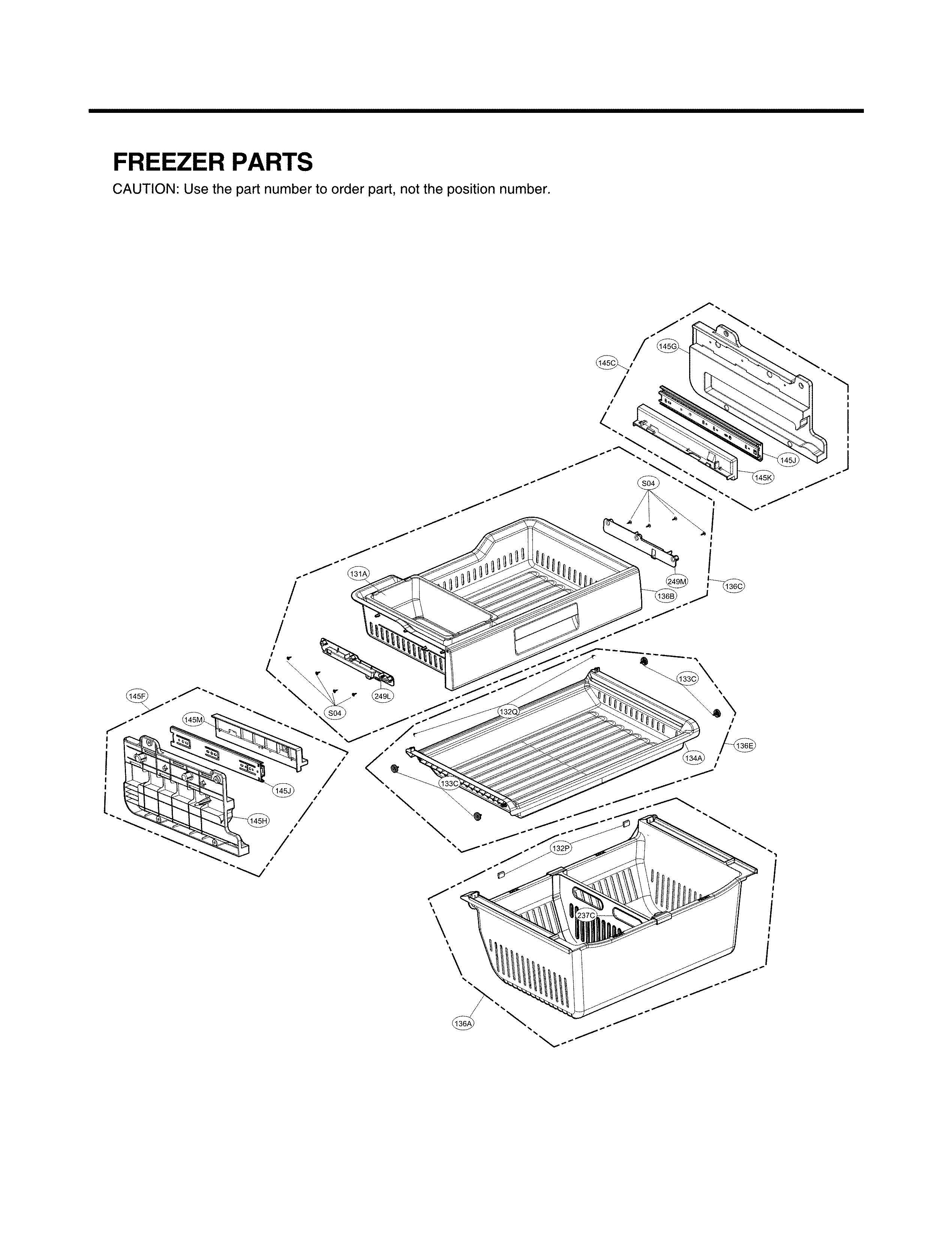 Freezer parts