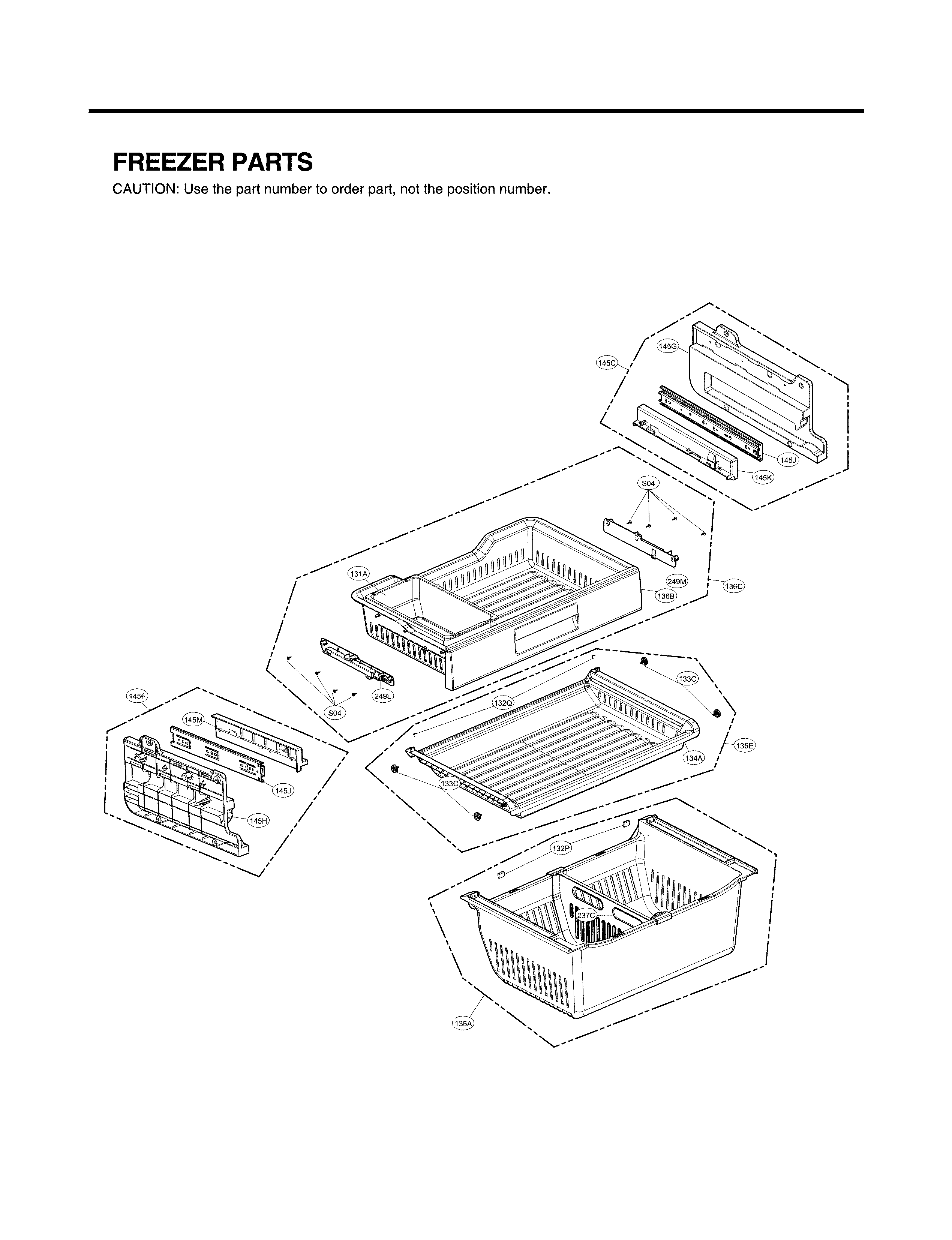 Freezer parts