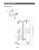 Freezer door parts