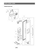 Freezer door parts