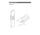 LG LSSB2696BD/00 dispenser parts diagram