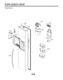 Freezer door parts