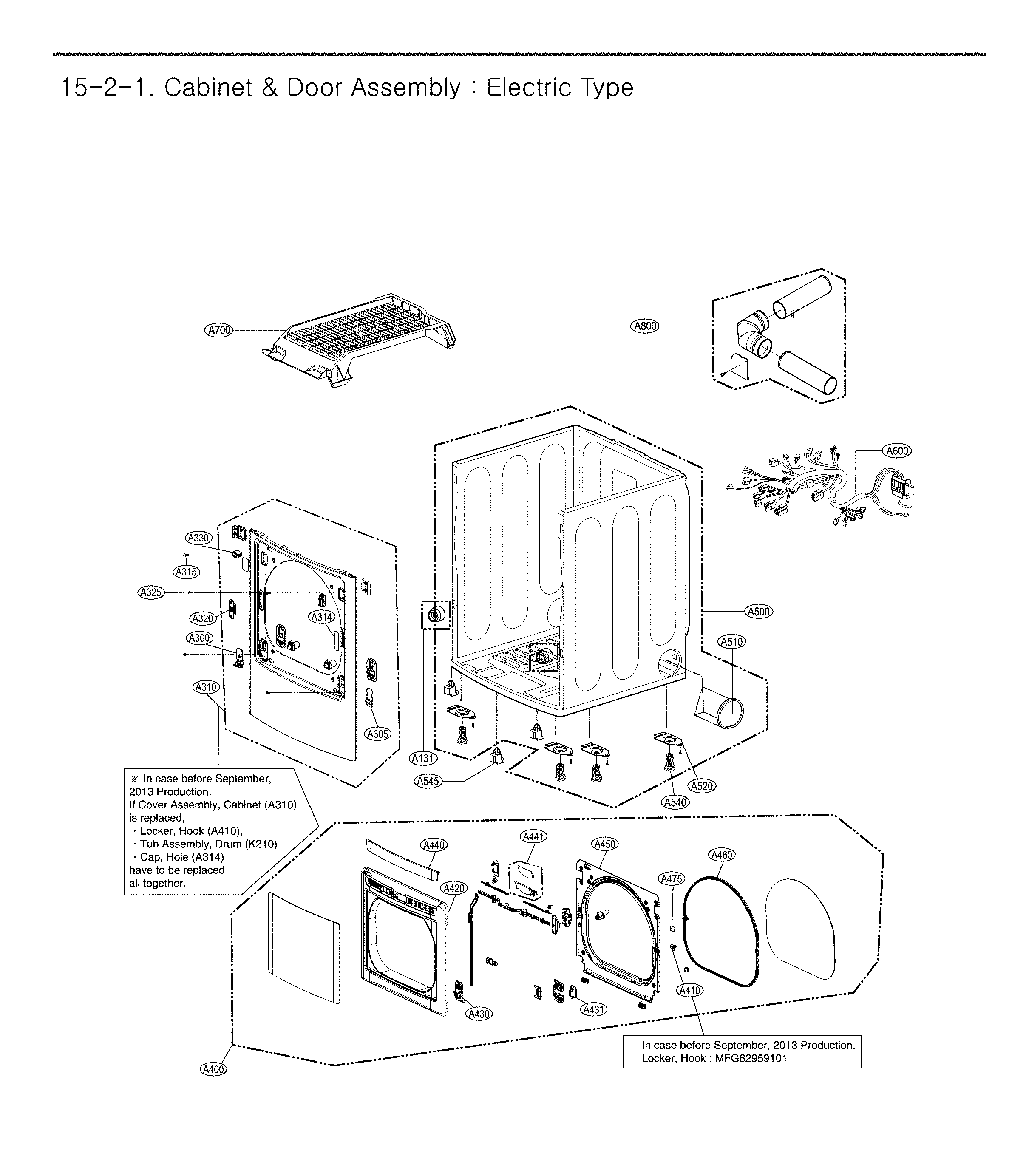 CABINET AND DOOR PARTS