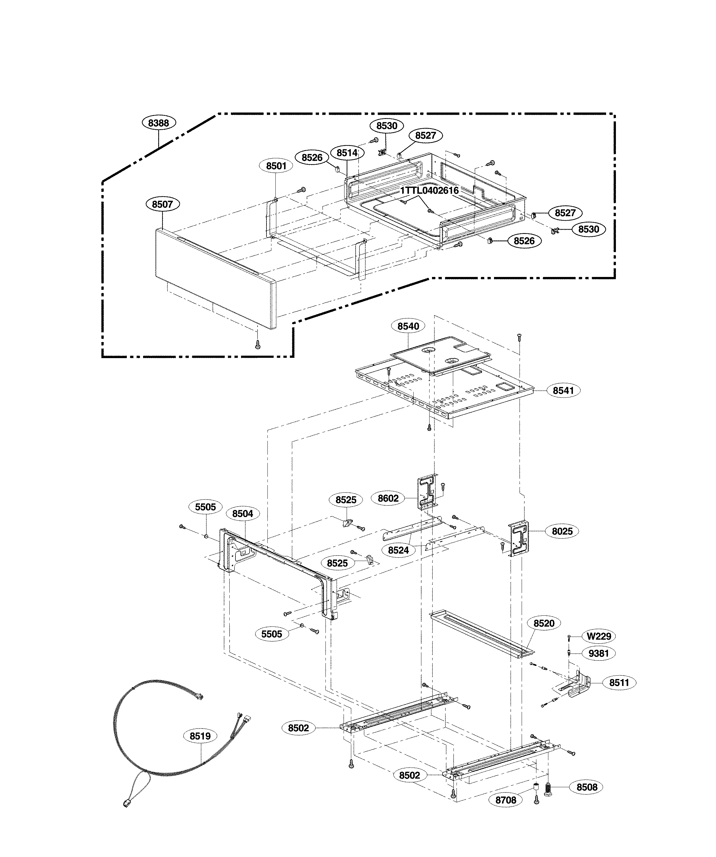Drawer parts