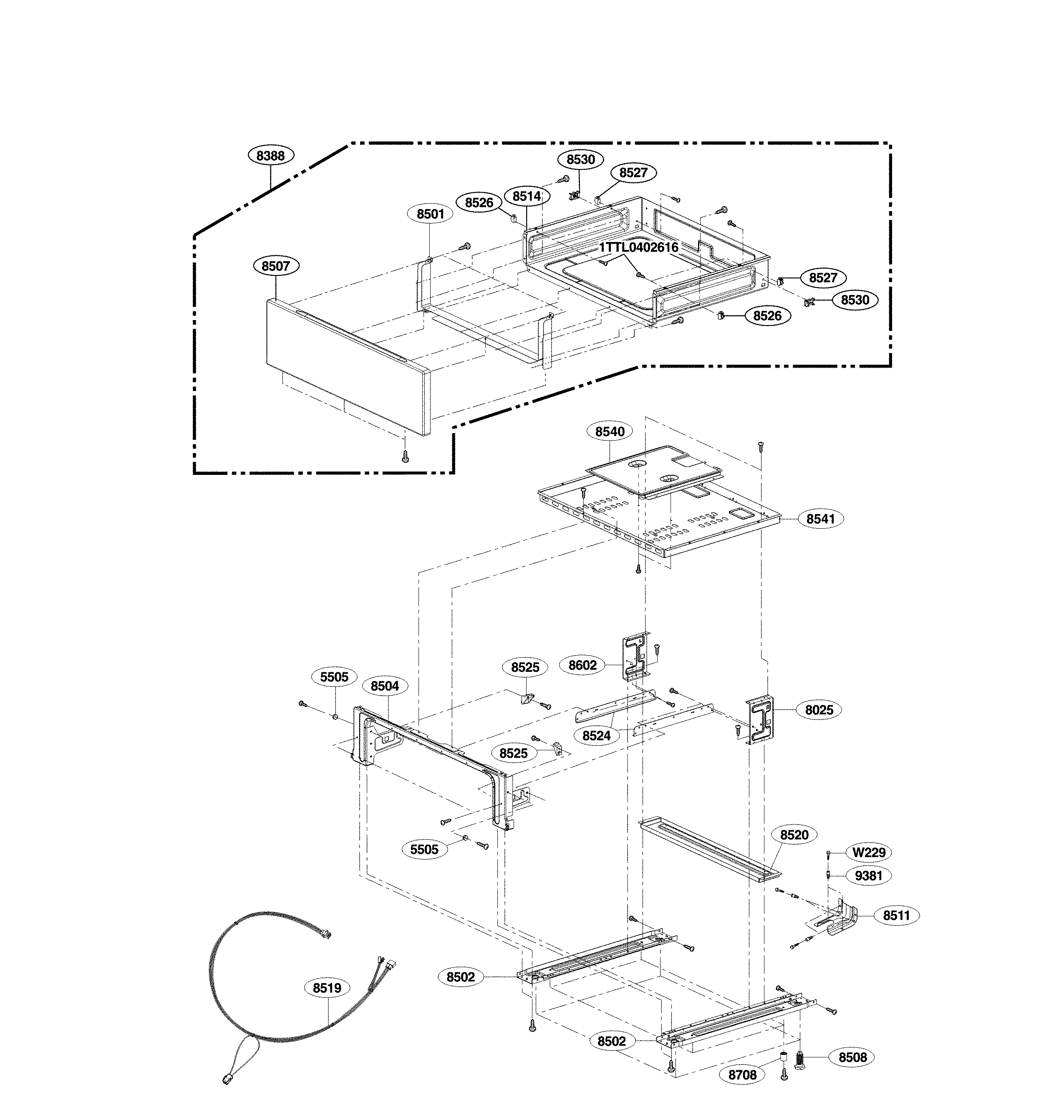 Drawer parts