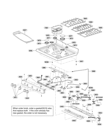 Cooktop parts