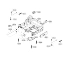 LG LDF5545BB/00 base parts diagram
