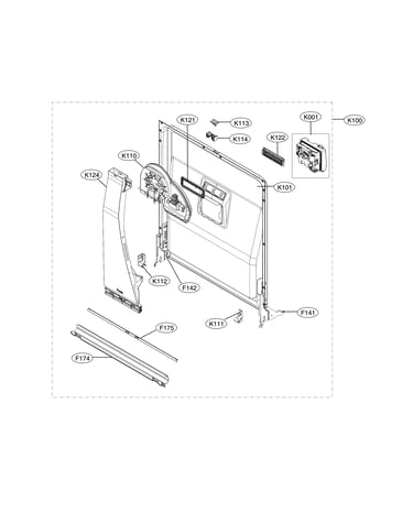 Door liner parts