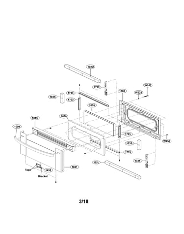 Upper door parts