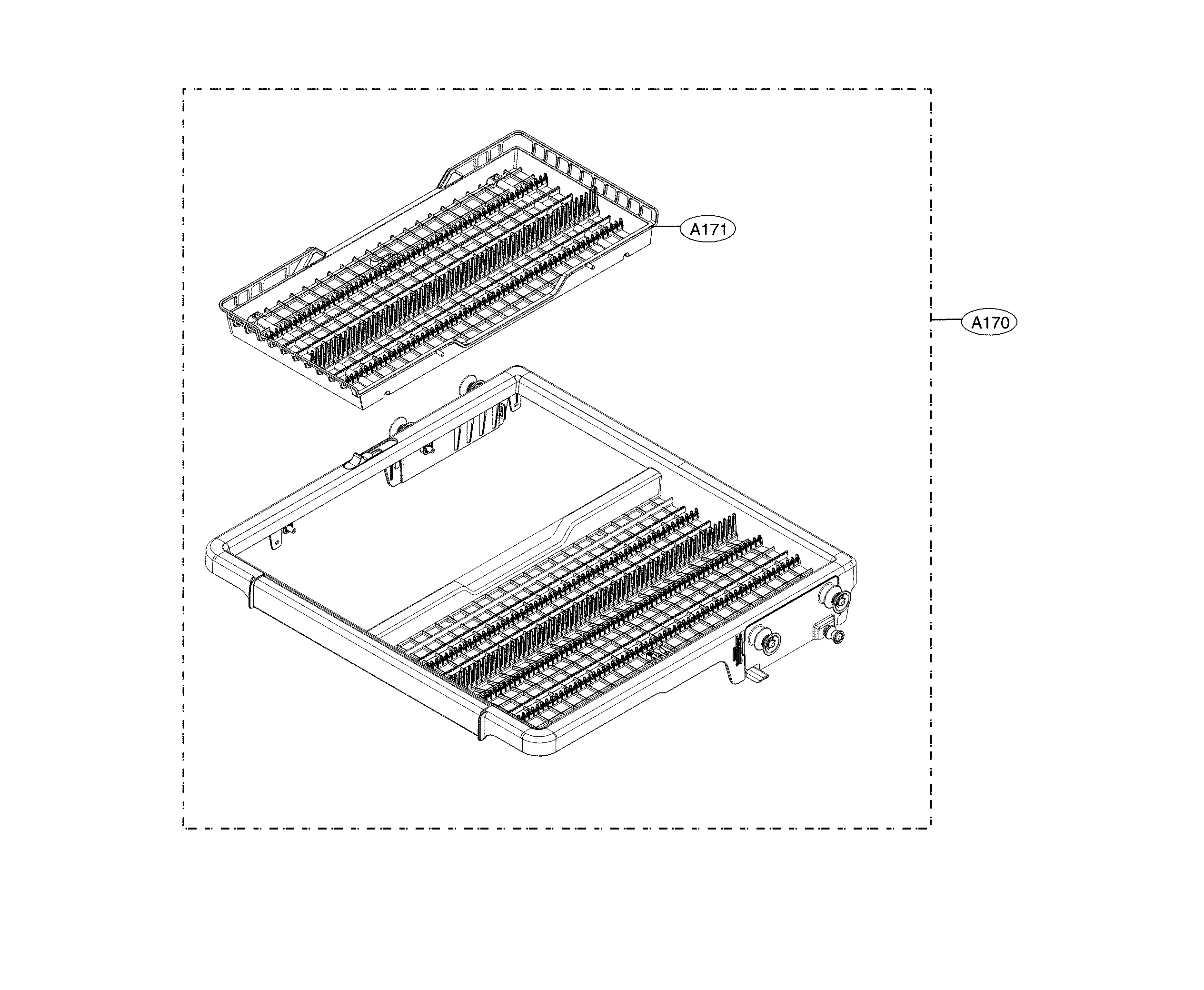 Third rack parts