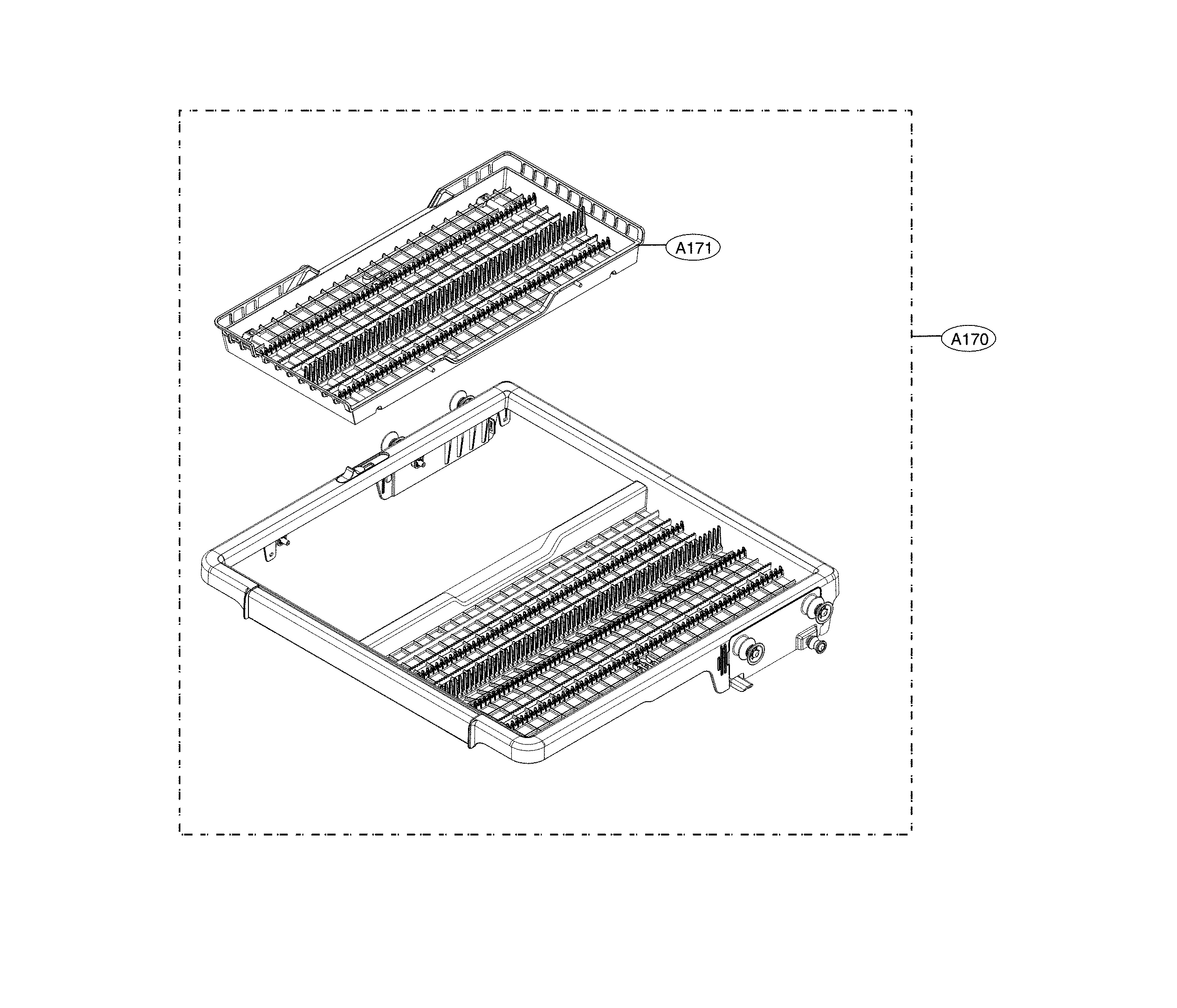 Third rack parts