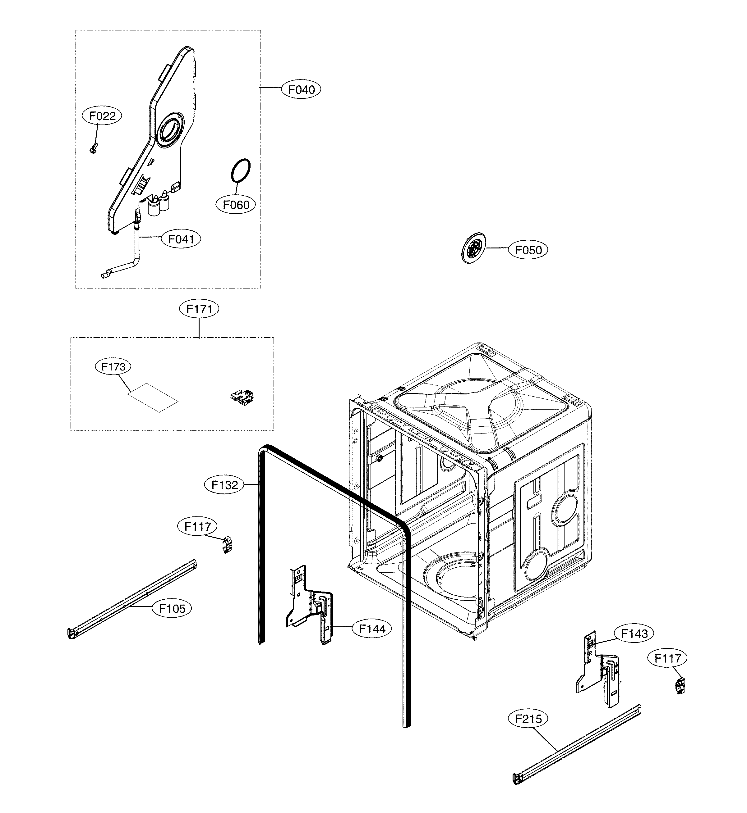 Tub parts
