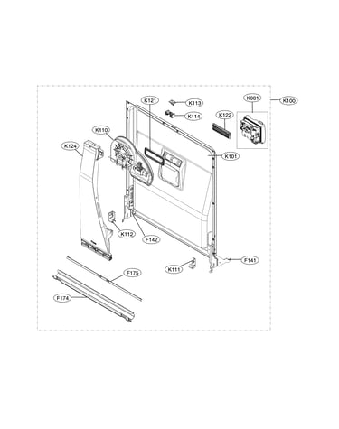 Door liner parts