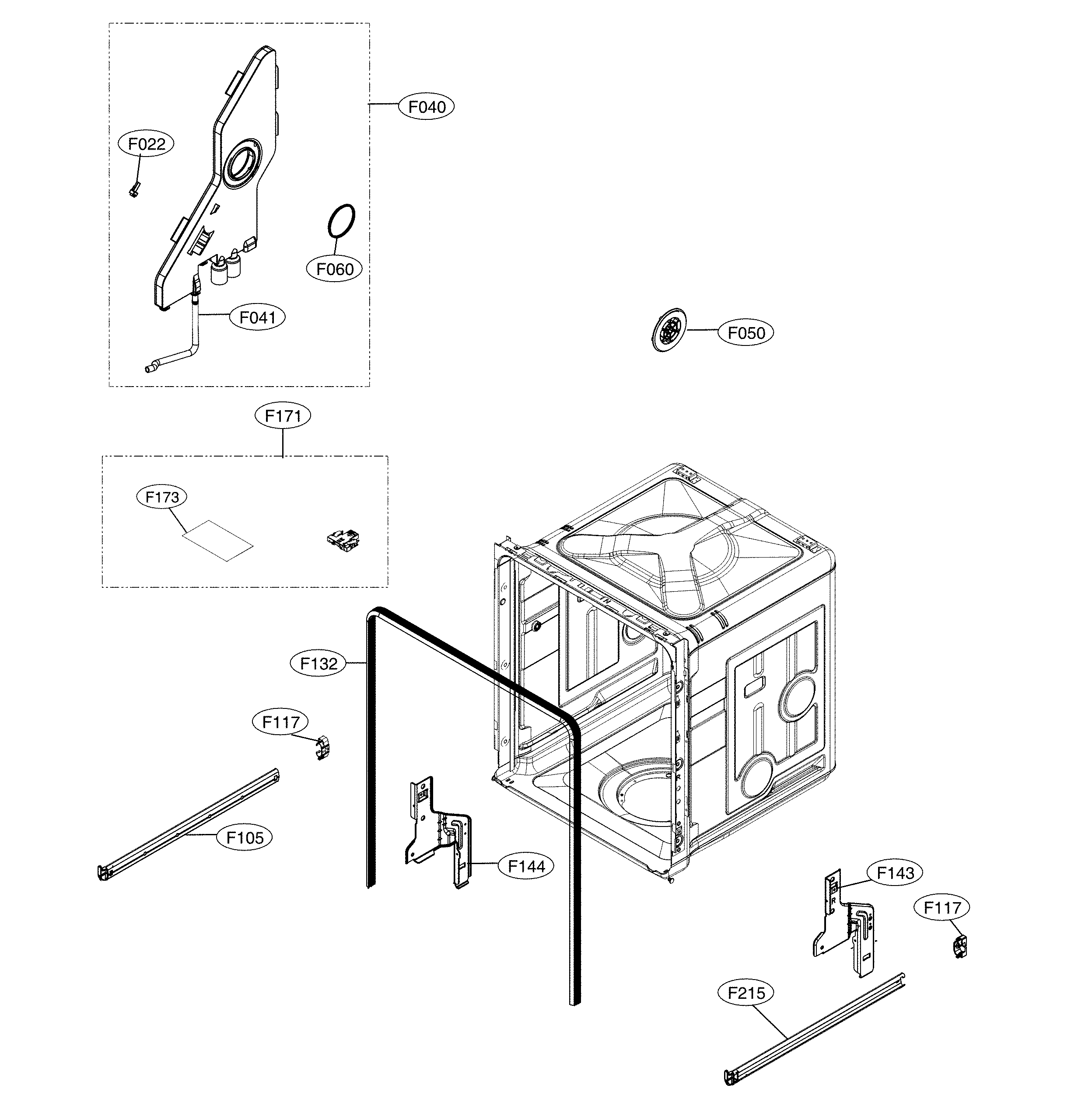 Tub parts
