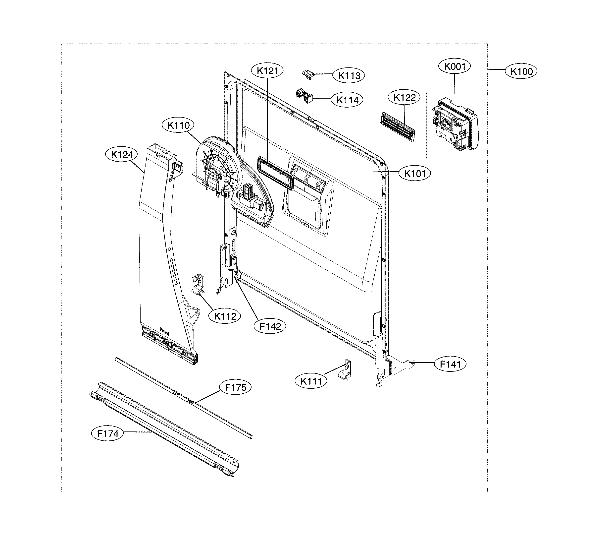 Door liner parts