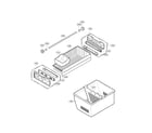 LG LFC25770SB/01 freezer parts diagram