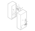 LG LFC25770SB/01 water and ice parts diagram
