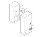 LG LFC25770SB/05 water and ice parts diagram