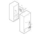 LG LFC25770SB/06 water and ice parts diagram
