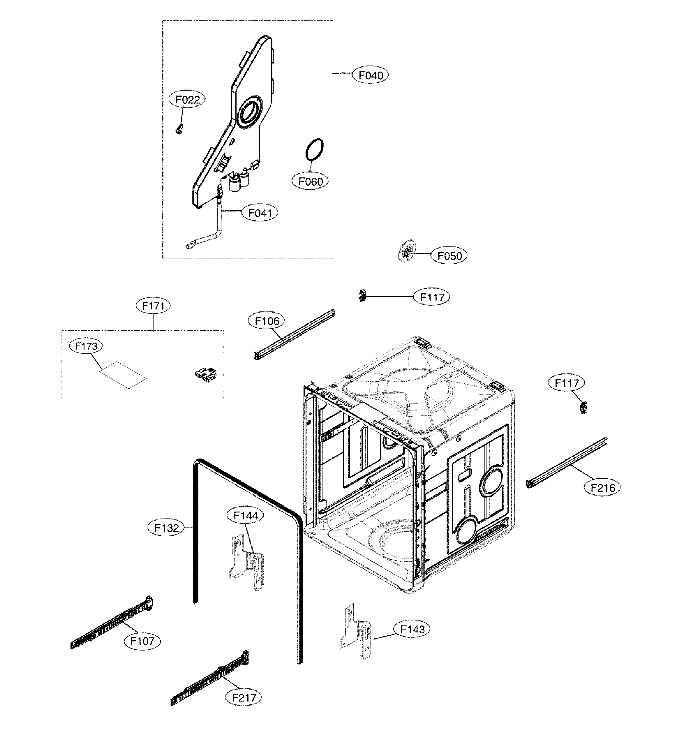 Tub parts