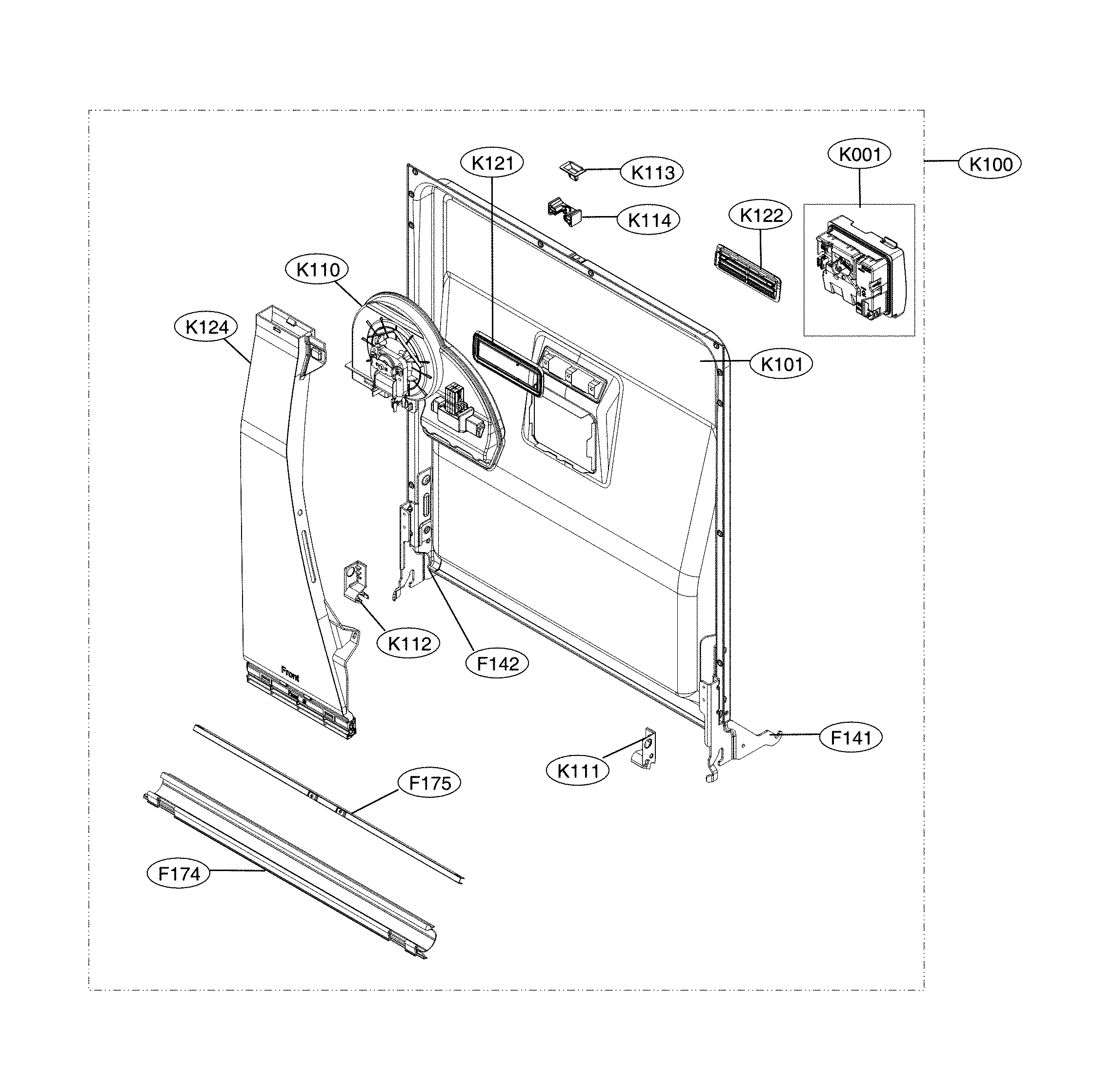 Door liner parts