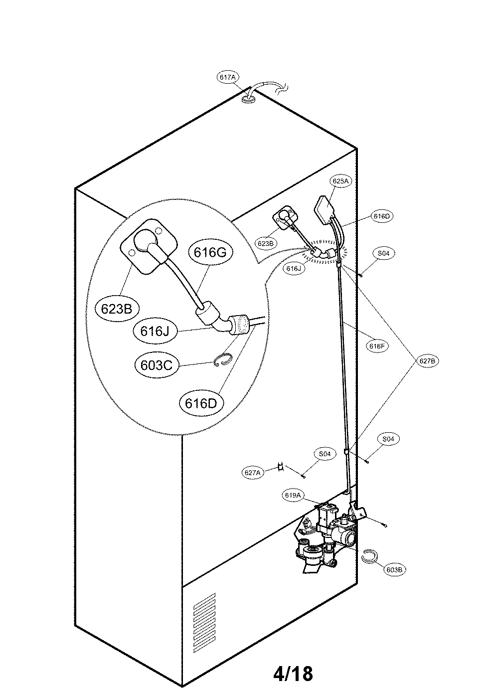 Valve and water parts