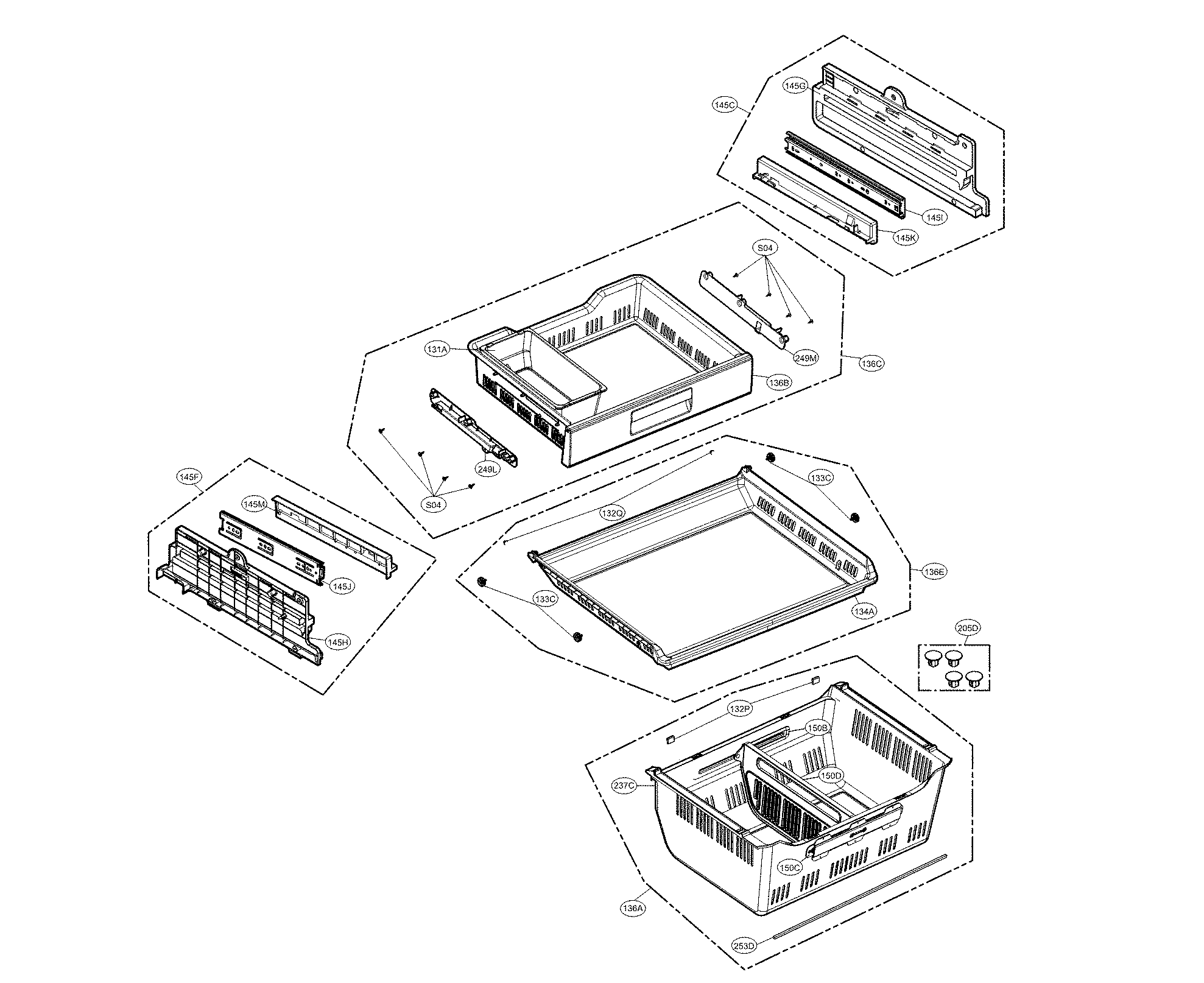 Freezer parts