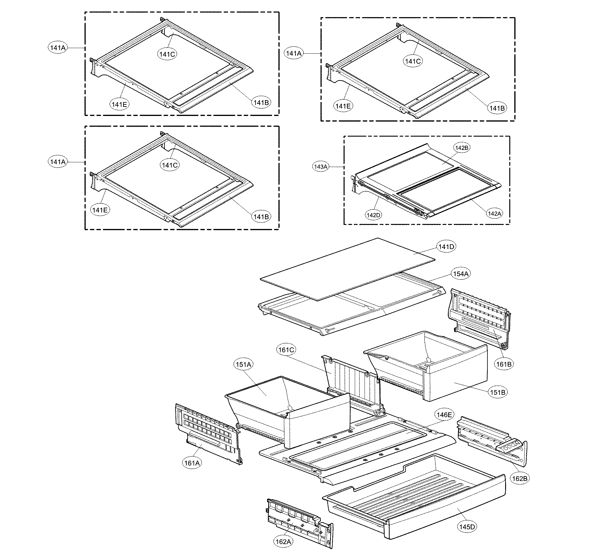 Refrigerator parts