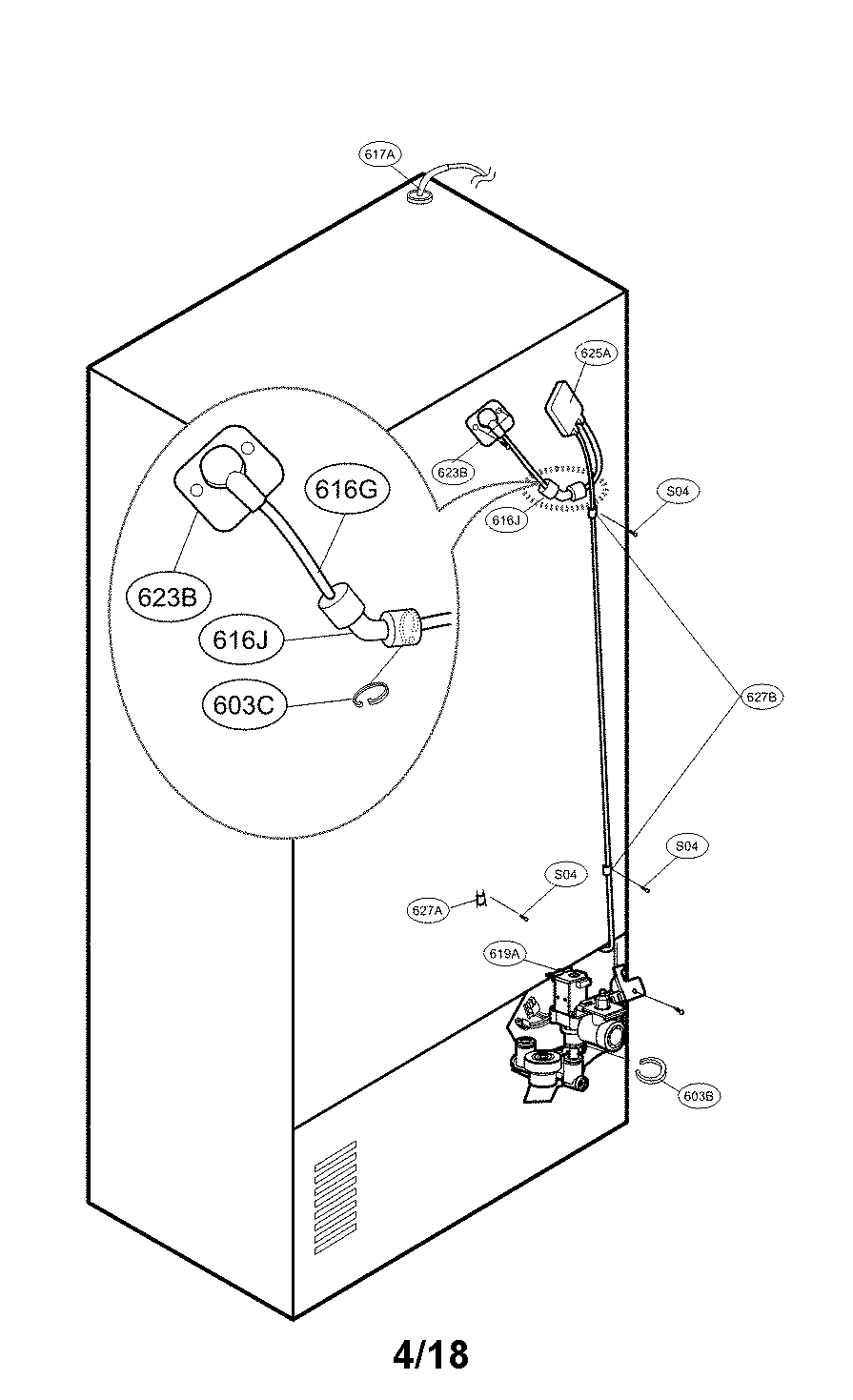 Valve and water parts