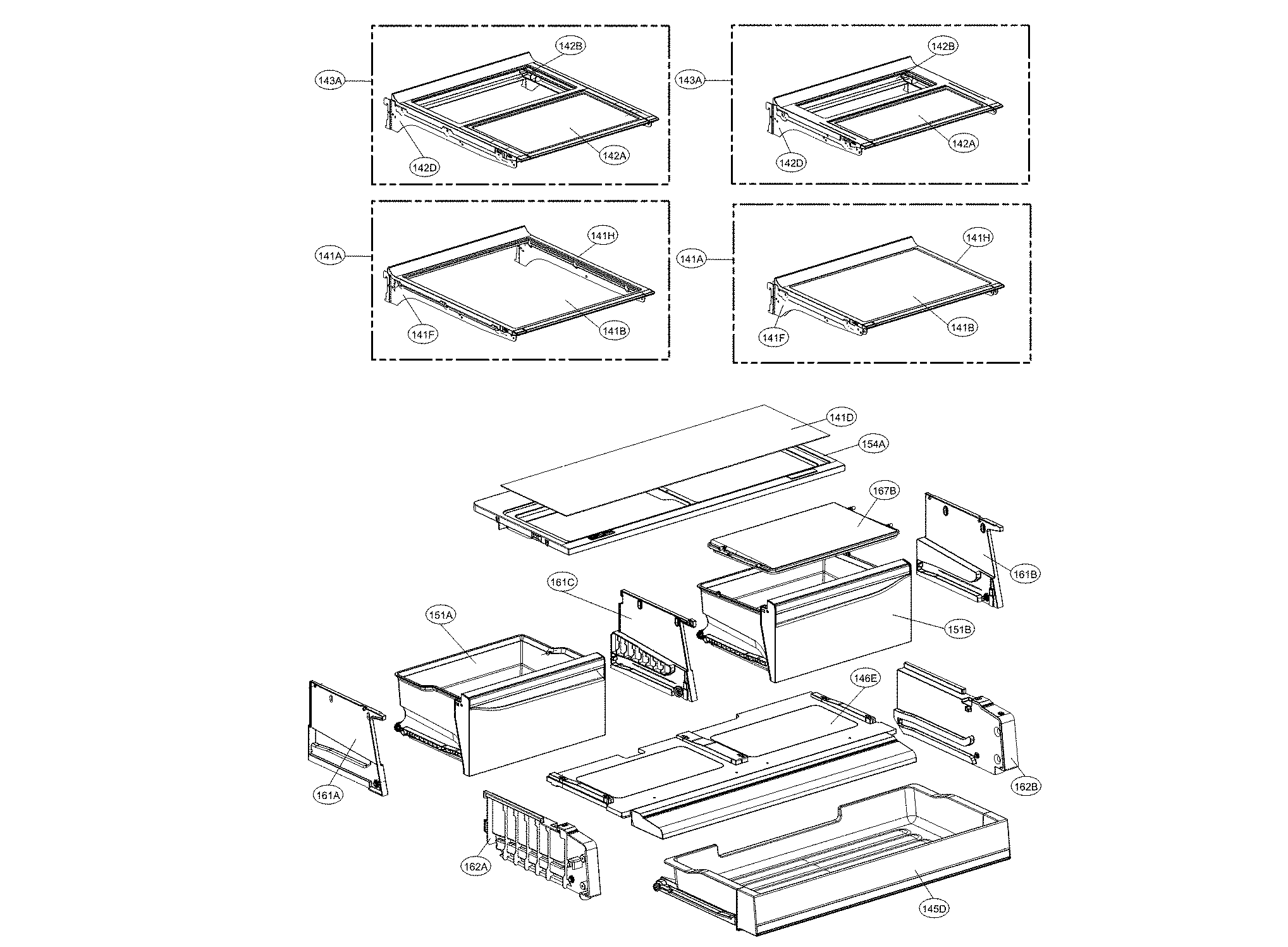 Refrigerator parts