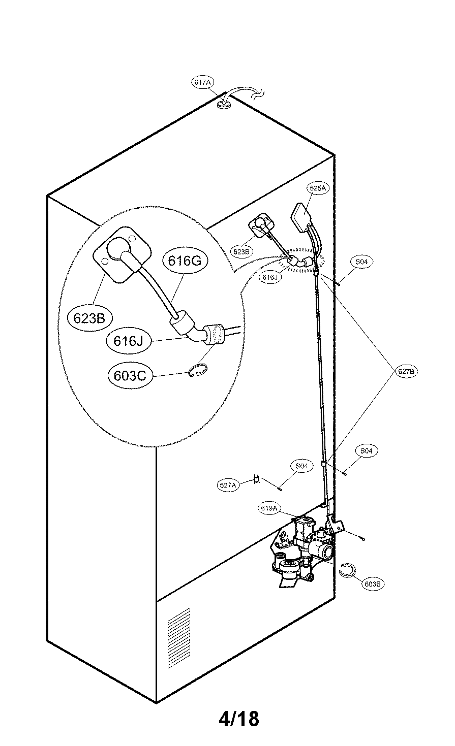 Valve and water parts