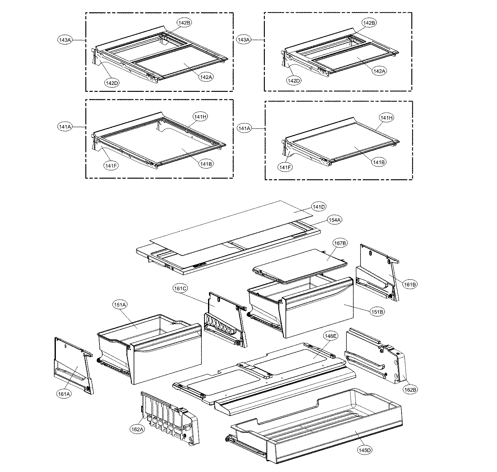 Refrigerator parts