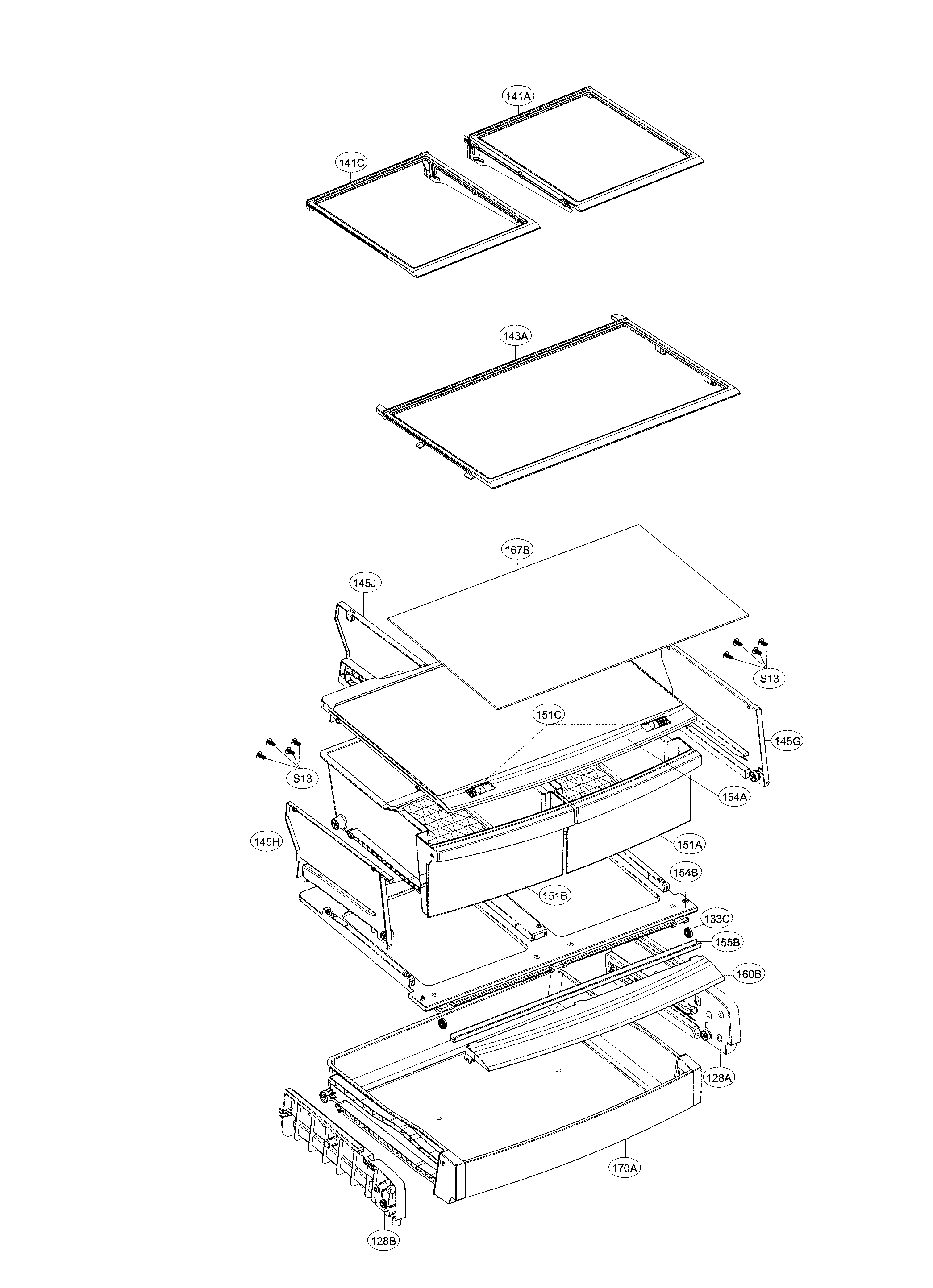 Refrigerator parts