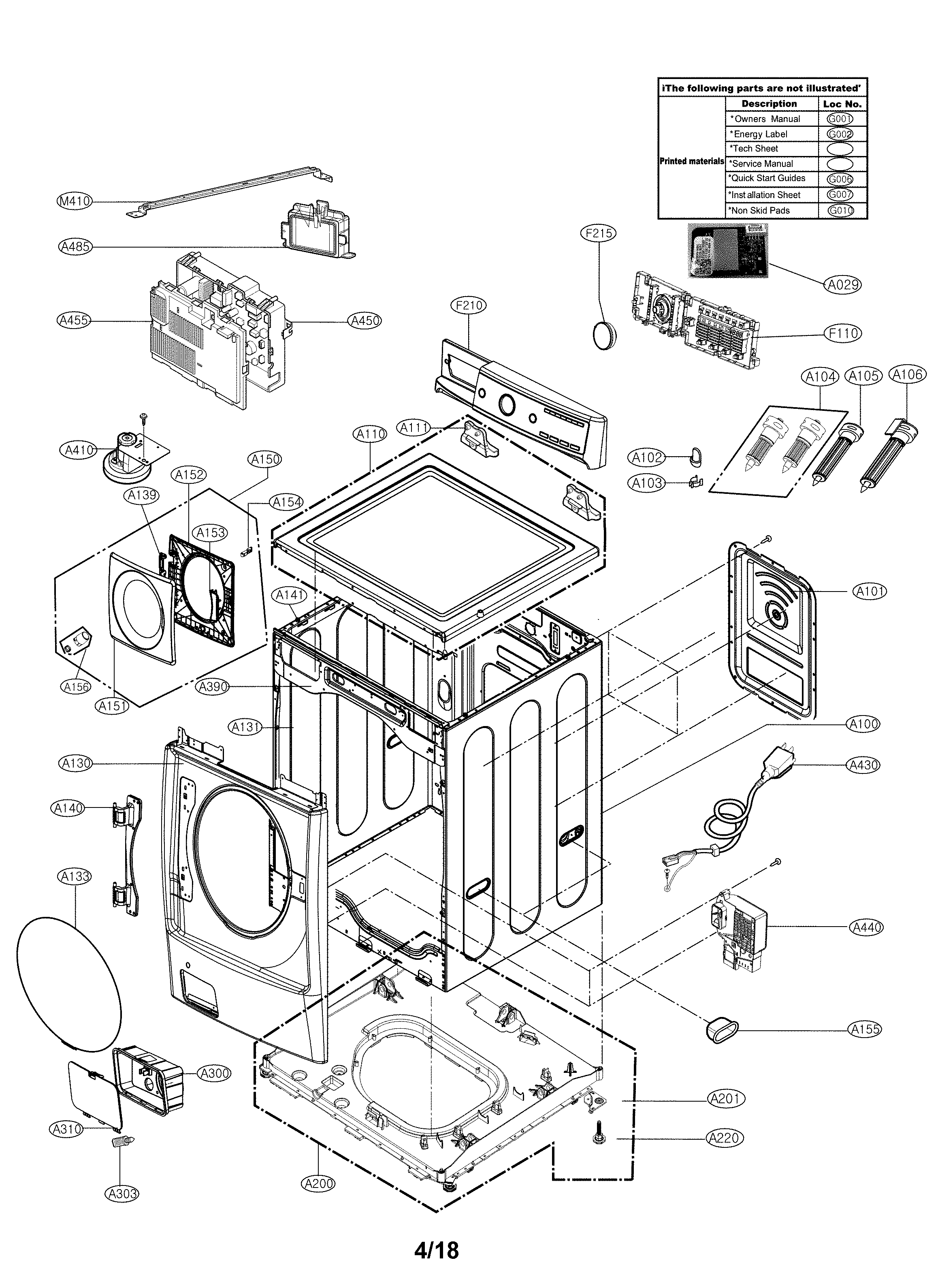 CABINET PARTS