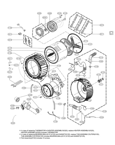 Tub parts