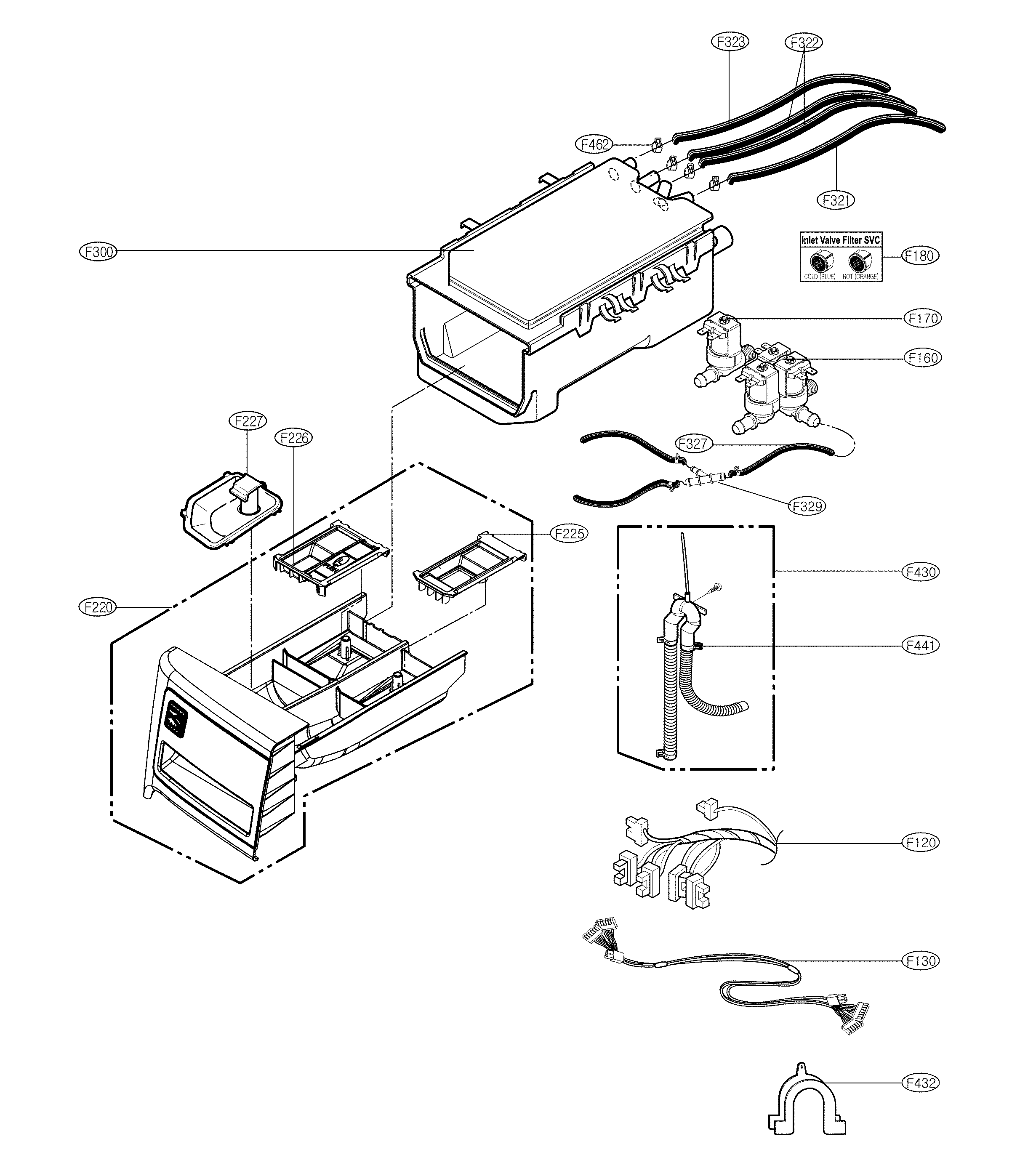 DISPENSER PARTS