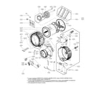 Kenmore Elite 79641783810 tub parts diagram