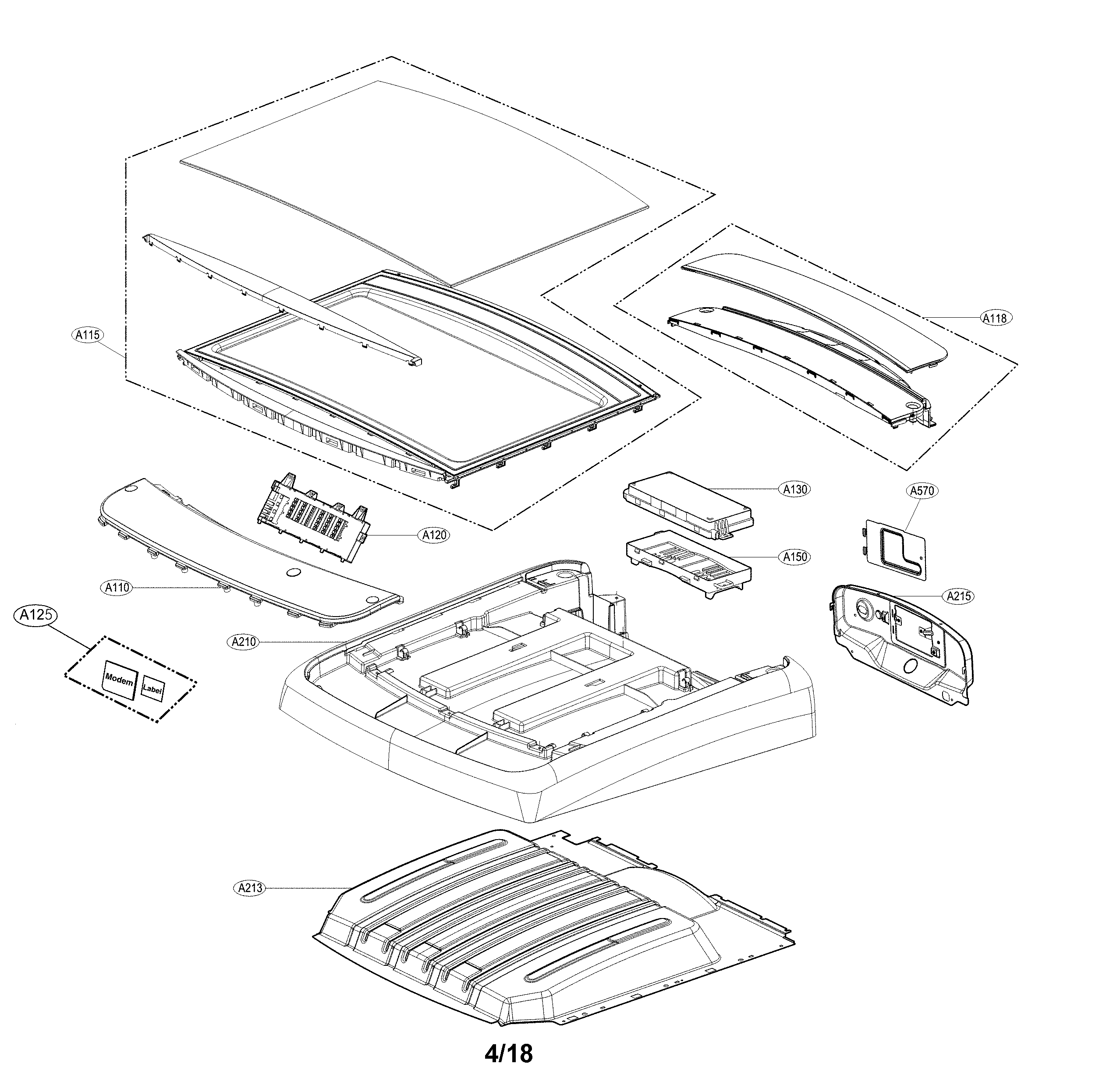 Control panel parts