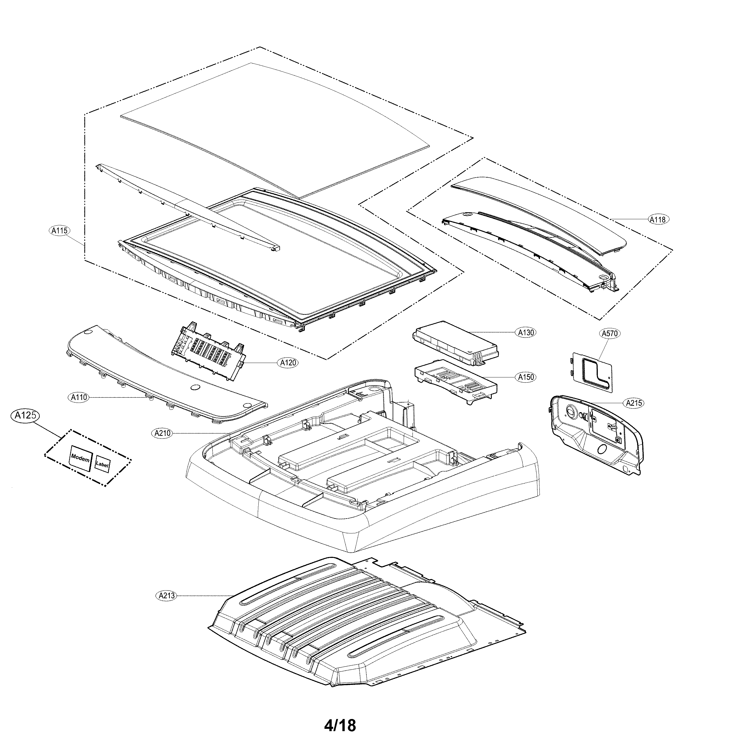 Control panel parts