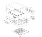 Kenmore Elite 79671433710 control panel parts diagram