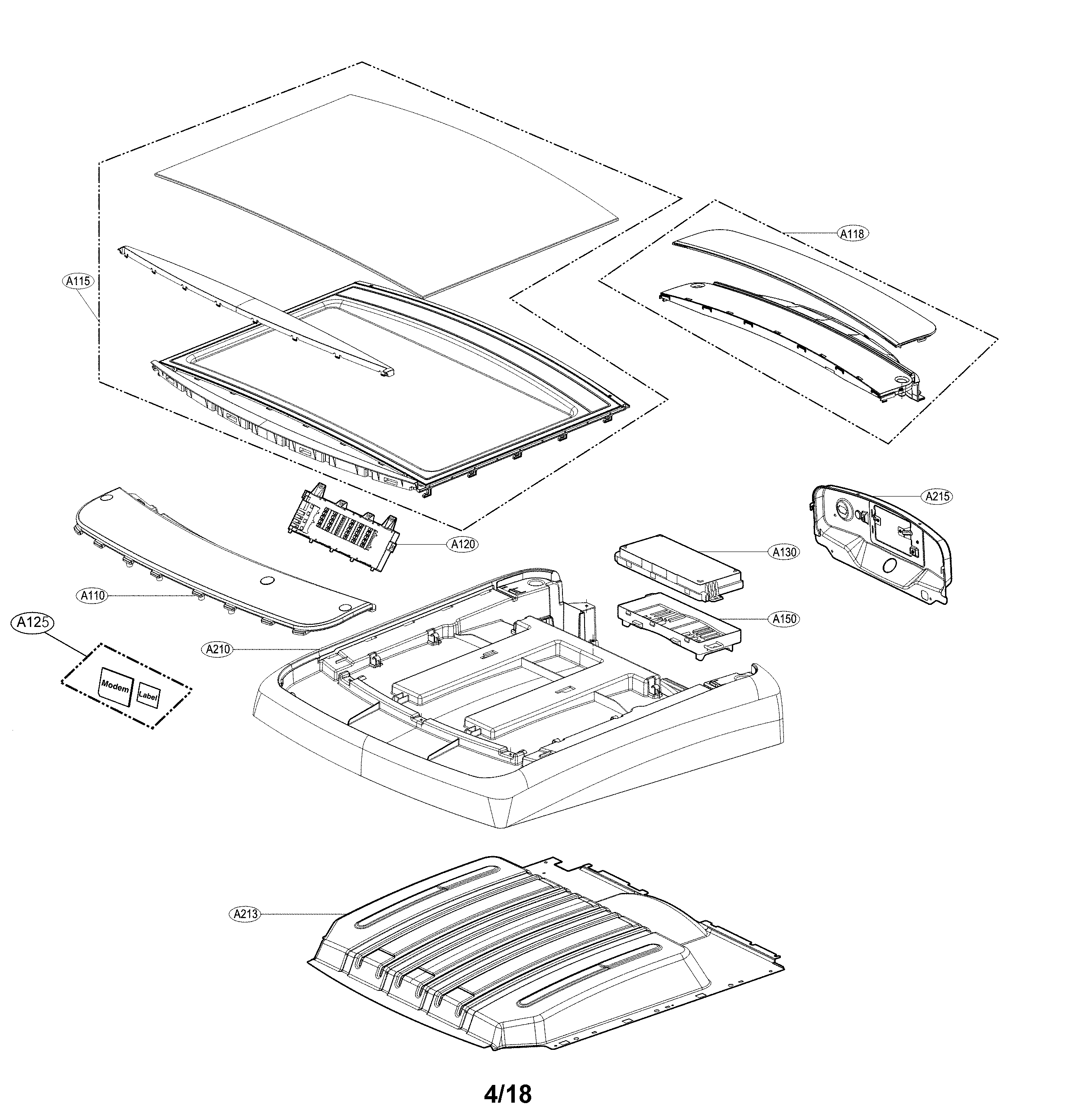 Control panel parts