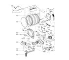 Kenmore Elite 79681782810 drum parts diagram