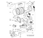 Kenmore Elite 79691783810 drum parts diagram